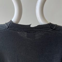 1990s Blank Black Pocket T-Shirt