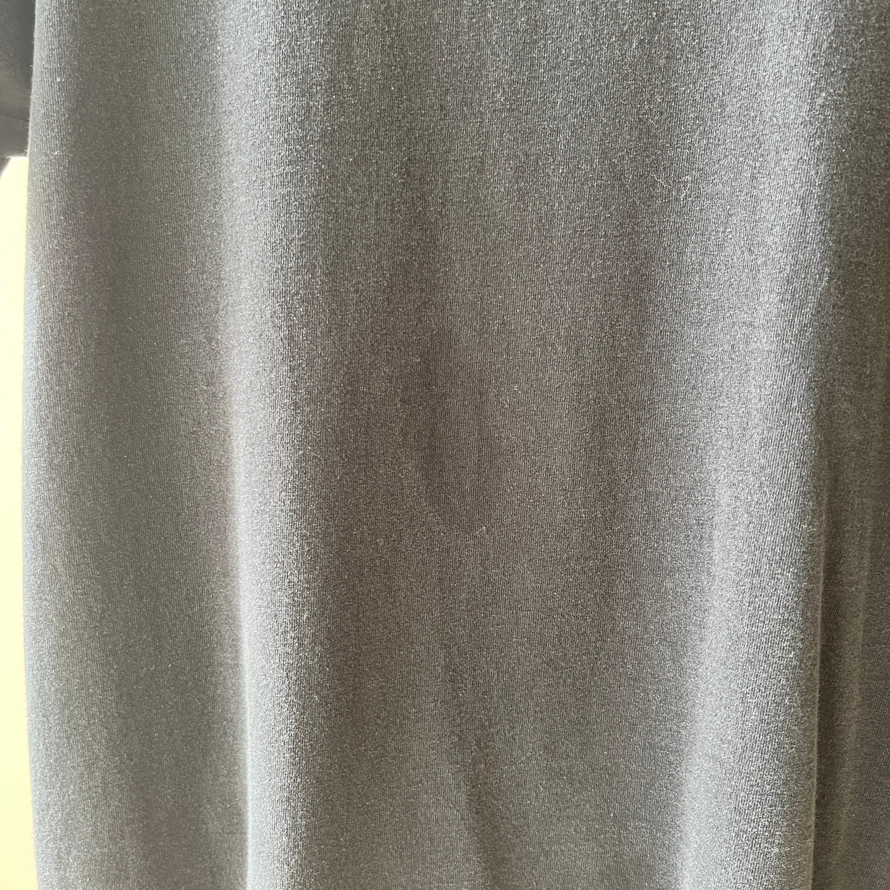 1990s Blank Black T-Shirt
