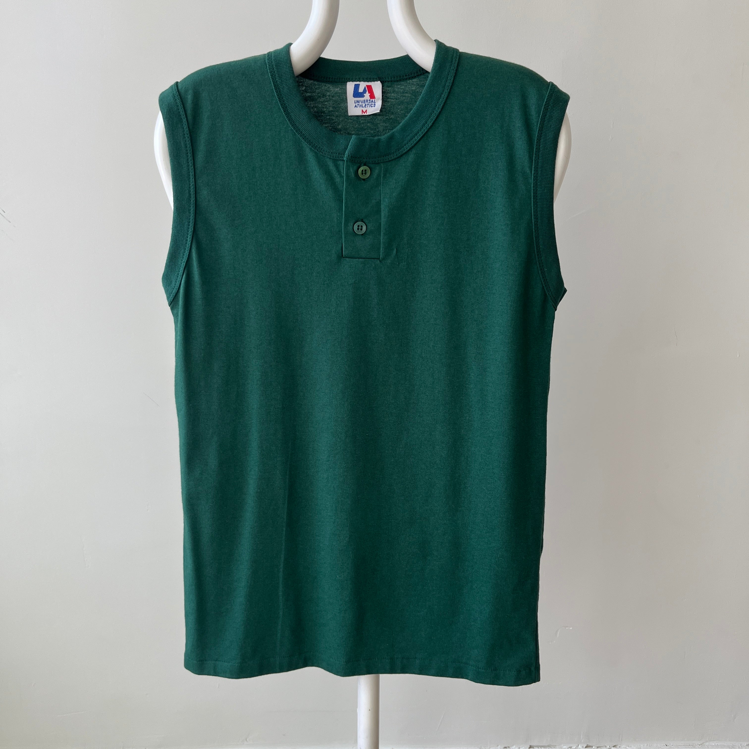 1980s Henley Cut Off T-Shirt