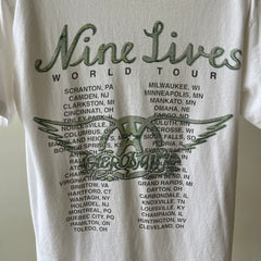 1997 Aerosmith Nine Lives World Tour T-Shirt