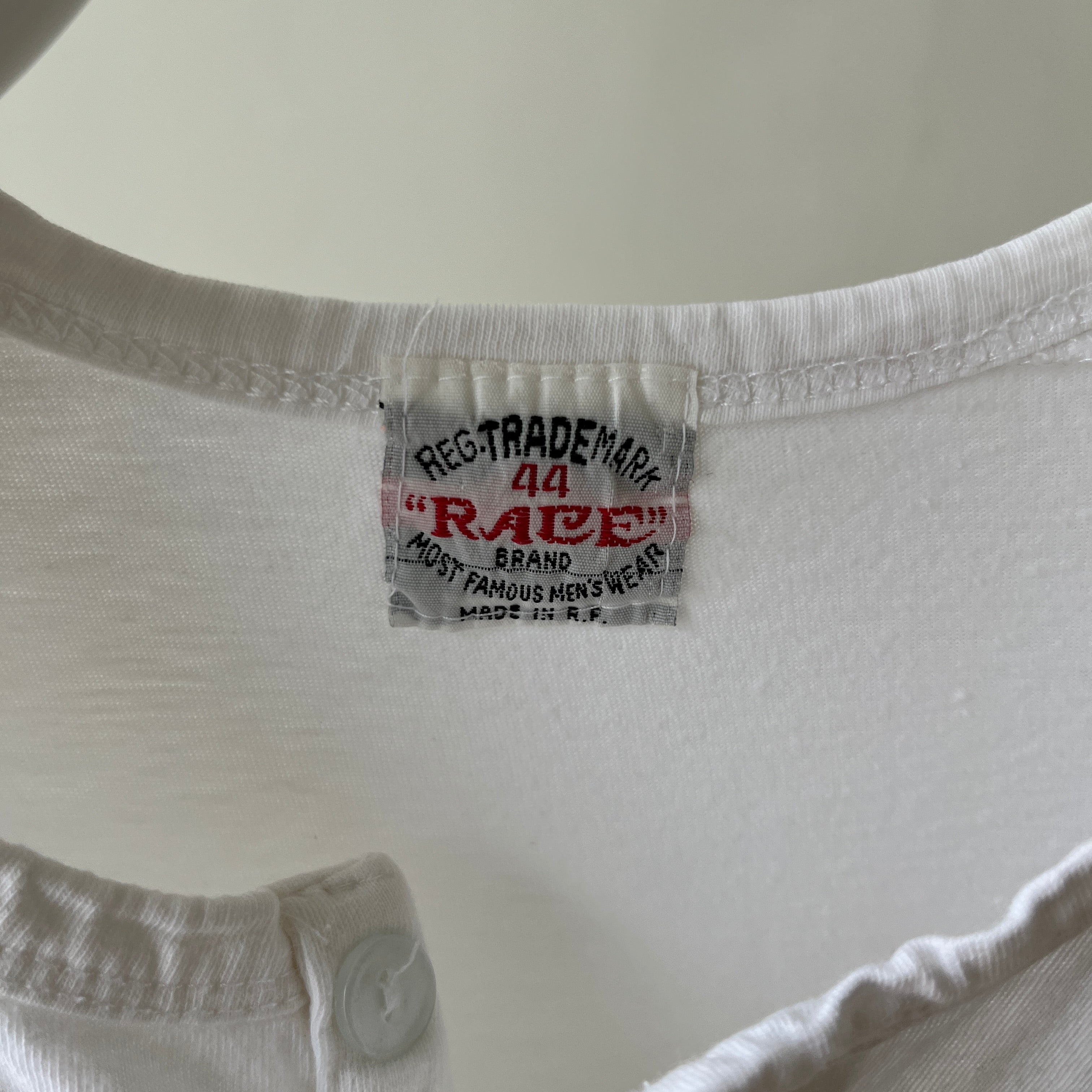 1960's Short Sleeve Henley T-Shirt