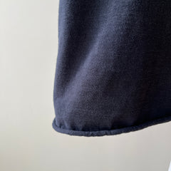 1970s BACKSIDE Horney's Harley Motorcycle Sales Cut Hem Selvedge Pocket T-Shirt - !!!