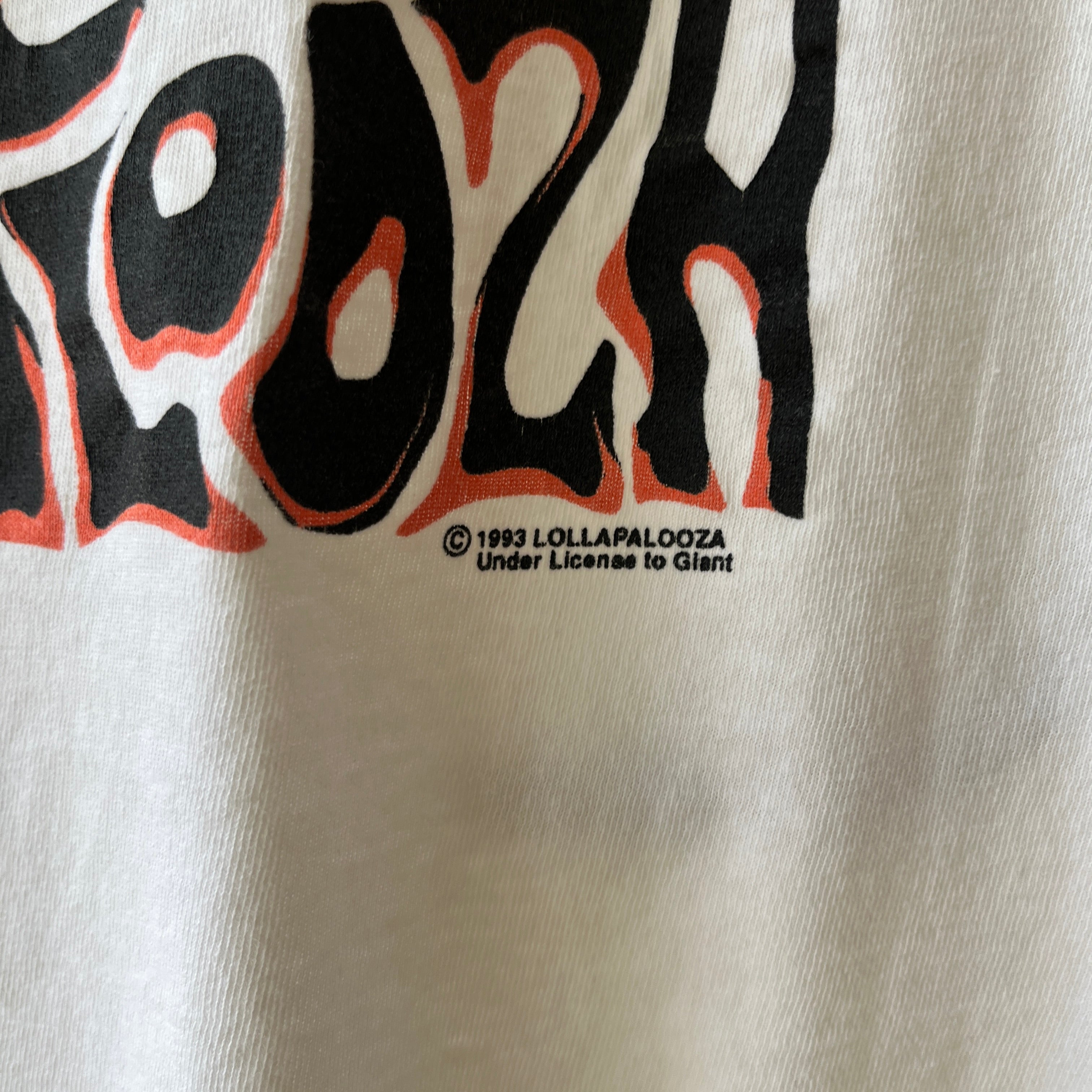 1993 Lollapalooza T-Shirt - !!!!