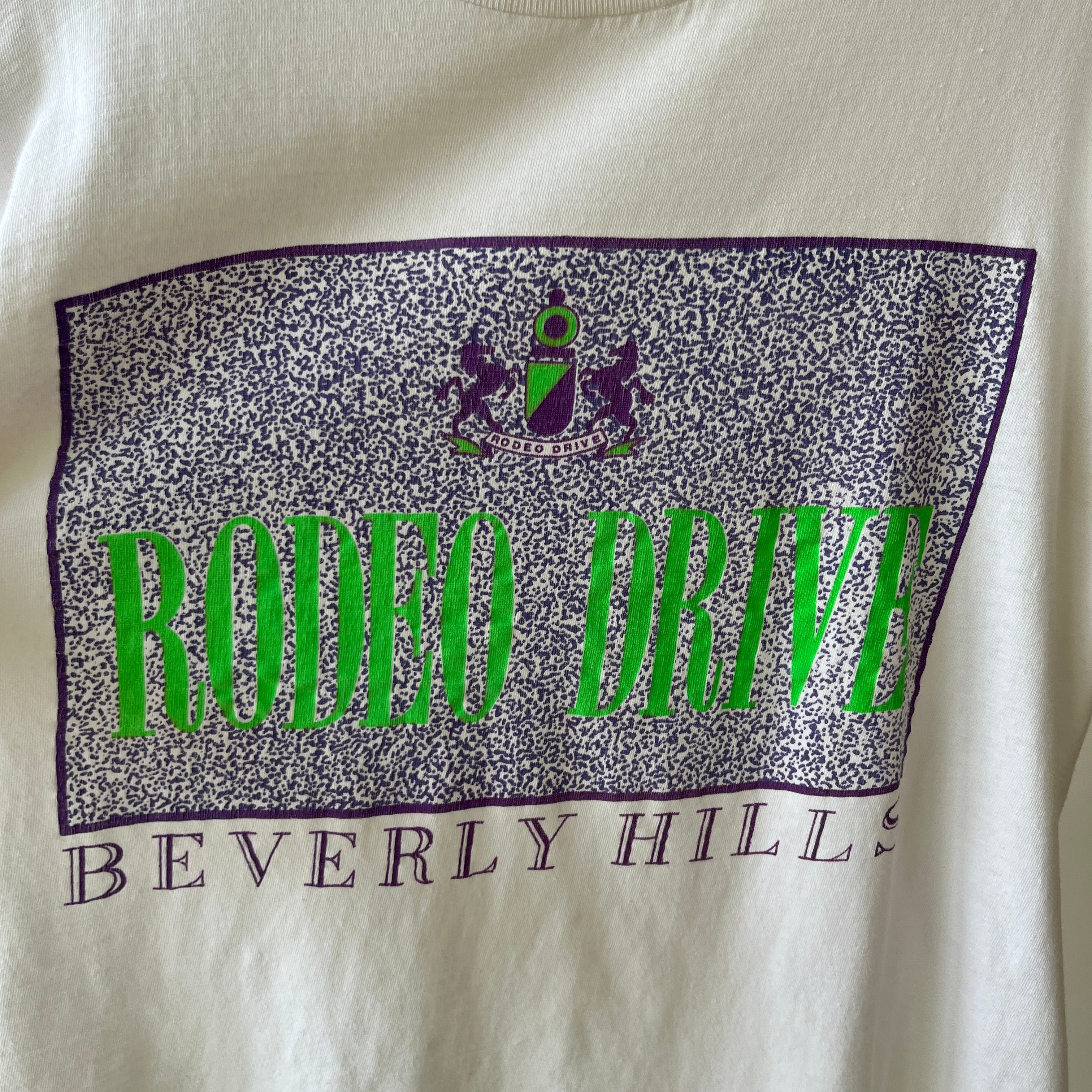 1980s Rodeo Drive Beverly Hills T-Shirt - Personal Collection Piece