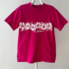 1980s Pink Hawaii T Shirt - Classic Tourist Tee
