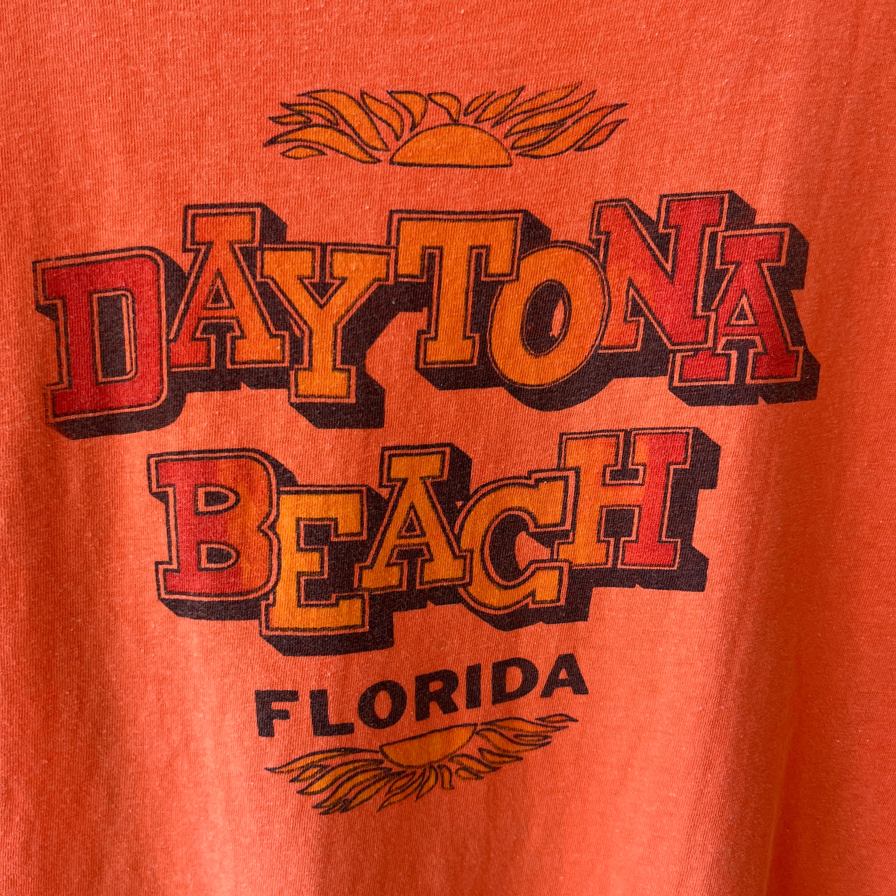 1960s/70s Daytona Beach Florida T-Shirt !!!!!! (The Fit on THIS)