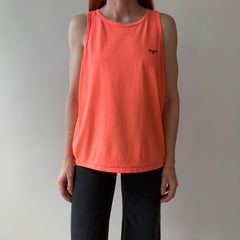 1980s Neon Orange Spalding Tank Top