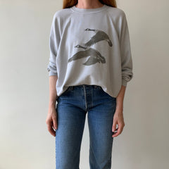 1993 Canada Geese Sweatshirt - Paper Thin + Slouchy
