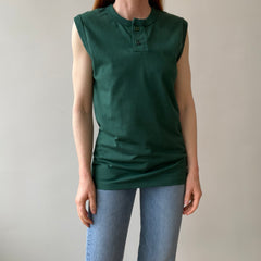 1980s Henley Cut Off T-Shirt