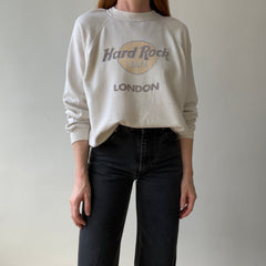 1990s Hard Rock Cafe London Sweatshirt - Thinned Out Dumpster Chic