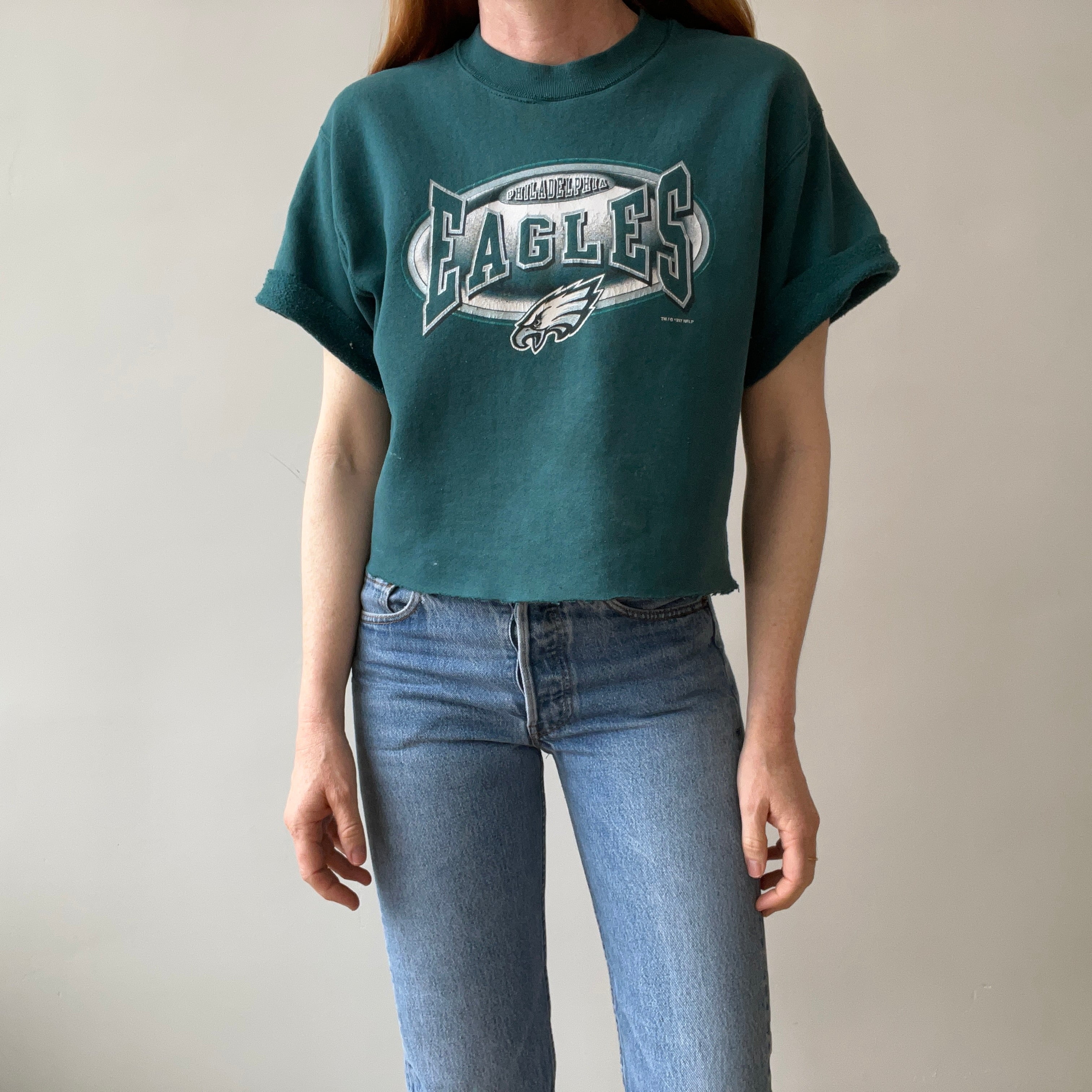 1997 Philadelphia Eagles Cut Off Sweatshirt