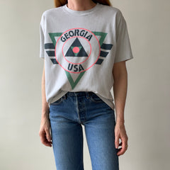 1980s Georgia T-Shirt - So Cool and So (Faintly) Stained