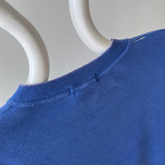 1990s Fitted Blue Gap Henley Long Sleeve