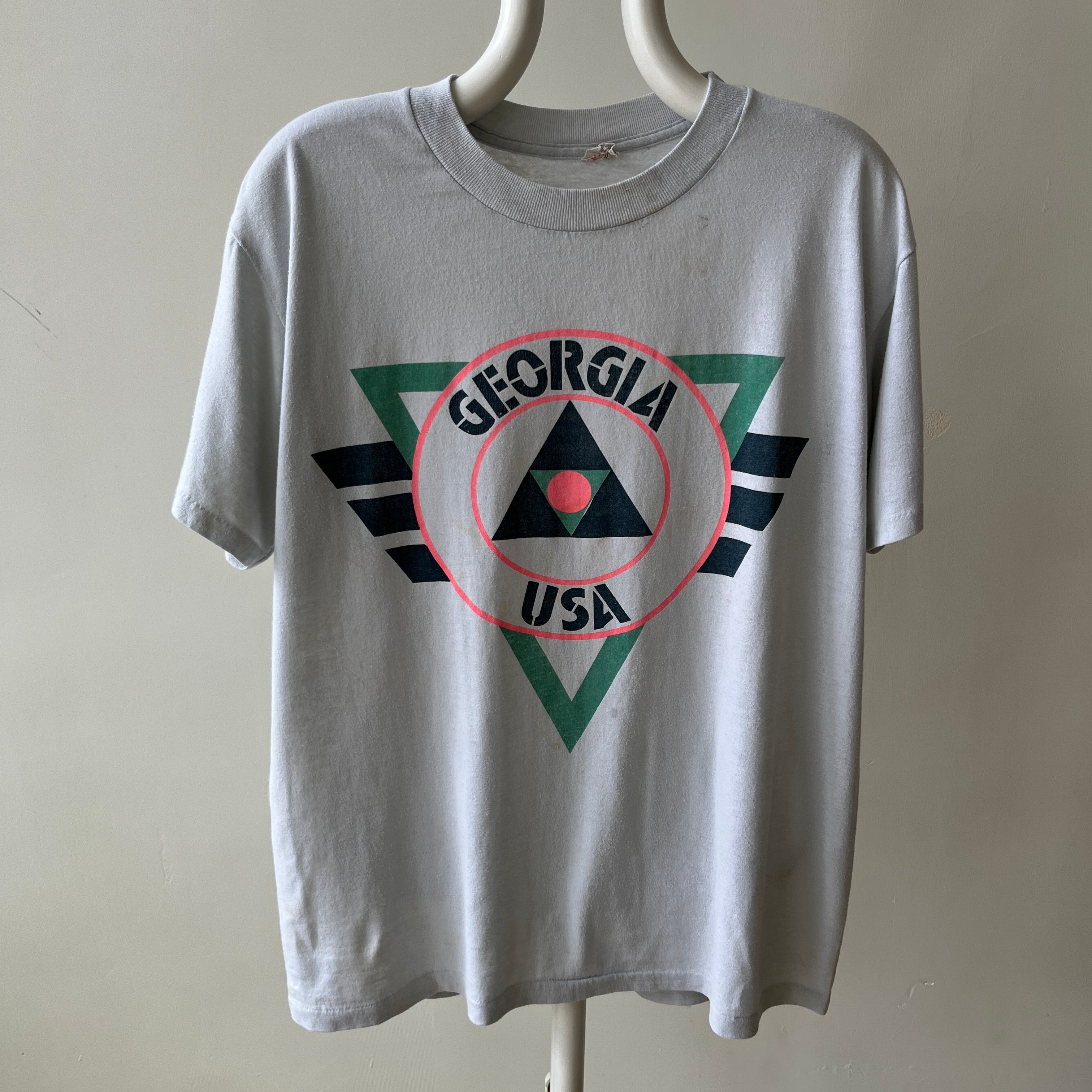 1980s Georgia T-Shirt - So Cool and So (Faintly) Stained