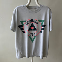 1980s Georgia T-Shirt - So Cool and So (Faintly) Stained