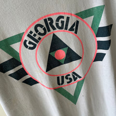 1980s Georgia T-Shirt - So Cool and So (Faintly) Stained