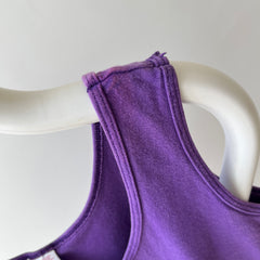 1980/90s Perfectly Purple Cotton Tank by FOTL - Single Stitch