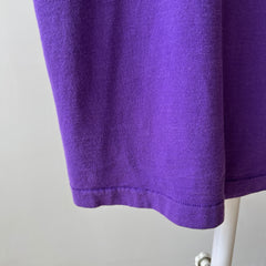 1980/90s Perfectly Purple Cotton Tank by FOTL - Single Stitch