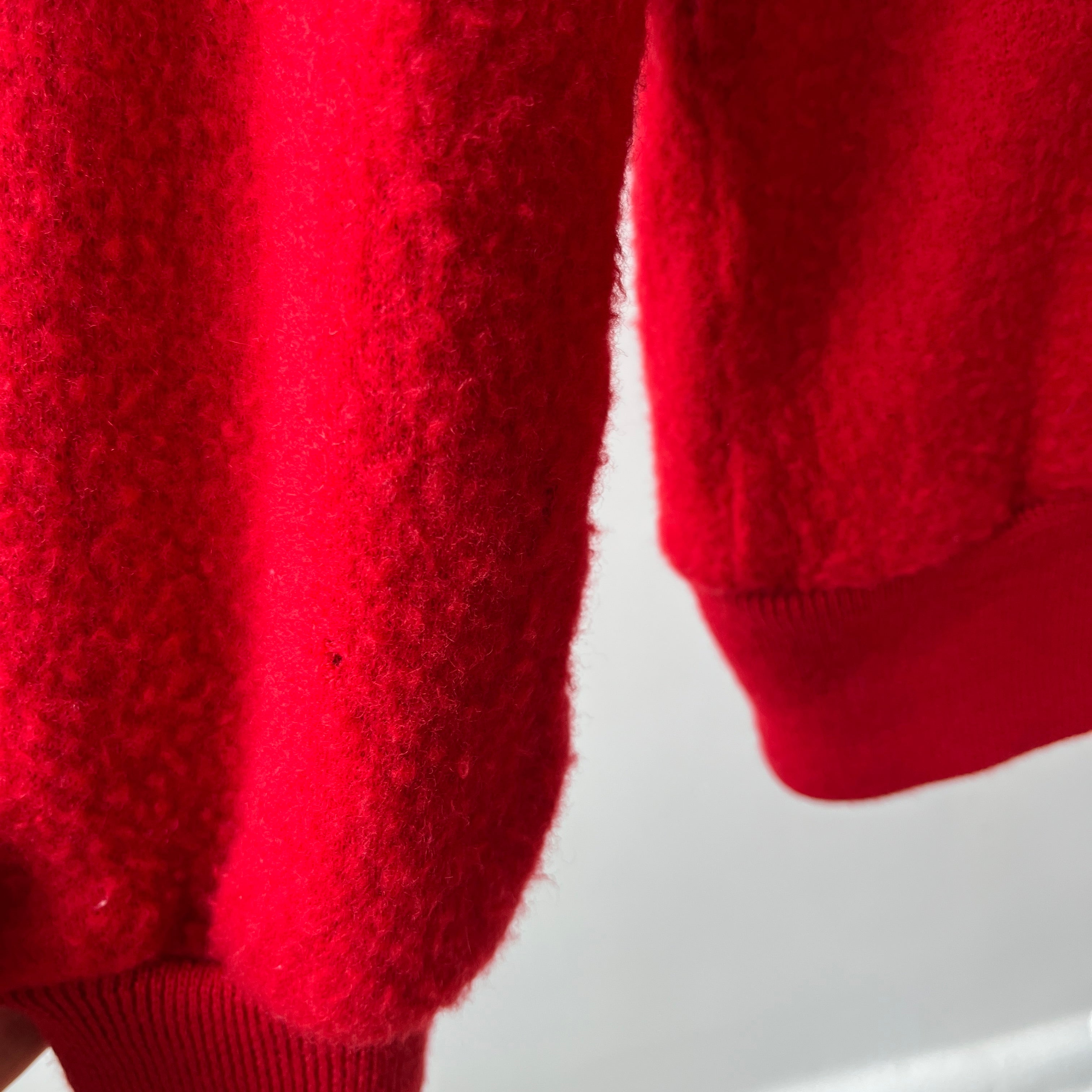 1970s MADE IN ITALY Fila 1/4 Zip Sweater with Mending - ORIGINAL FILA OMG
