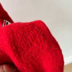 1970s MADE IN ITALY Fila 1/4 Zip Sweater with Mending - ORIGINAL FILA OMG