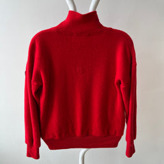 1970s MADE IN ITALY Fila 1/4 Zip Sweater with Mending - ORIGINAL FILA OMG