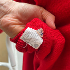 1970s MADE IN ITALY Fila 1/4 Zip Sweater with Mending - ORIGINAL FILA OMG