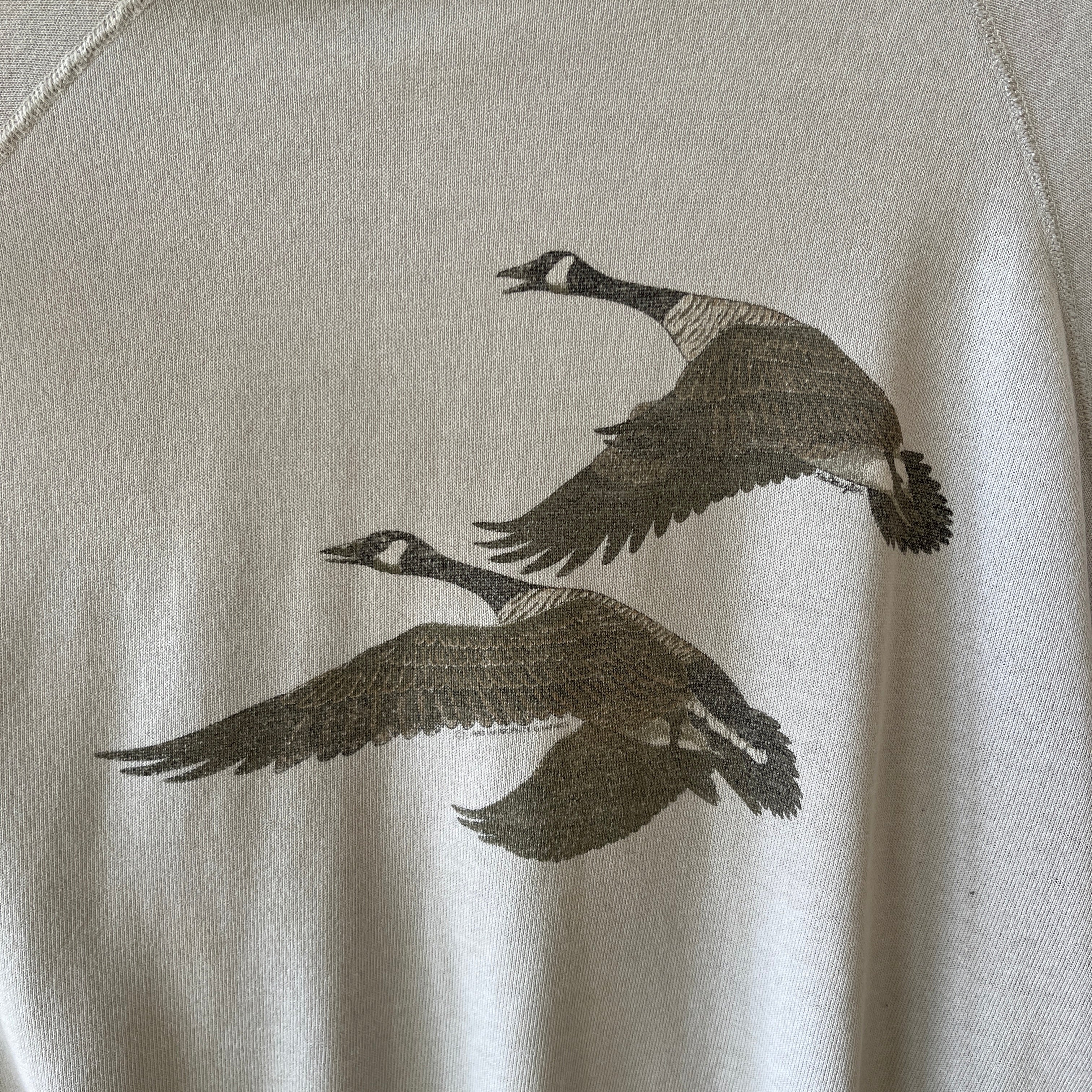 1993 Canada Geese Sweatshirt - Paper Thin + Slouchy