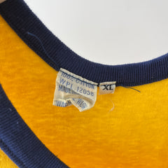 1970s, Yellow and Navy Tank-Top