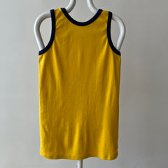 1970s, Yellow and Navy Tank-Top
