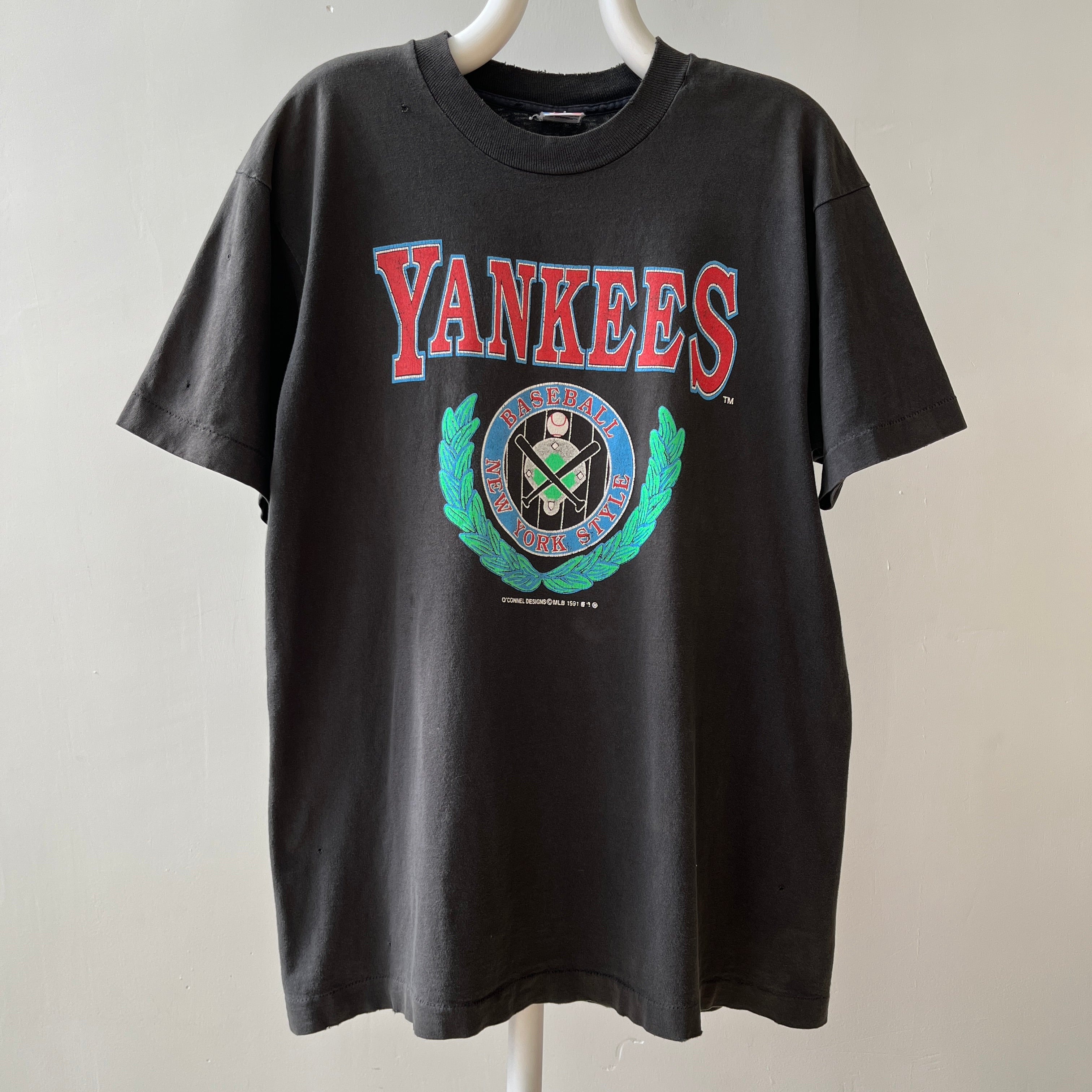 1991 New York Yankees Baseball T Shirt