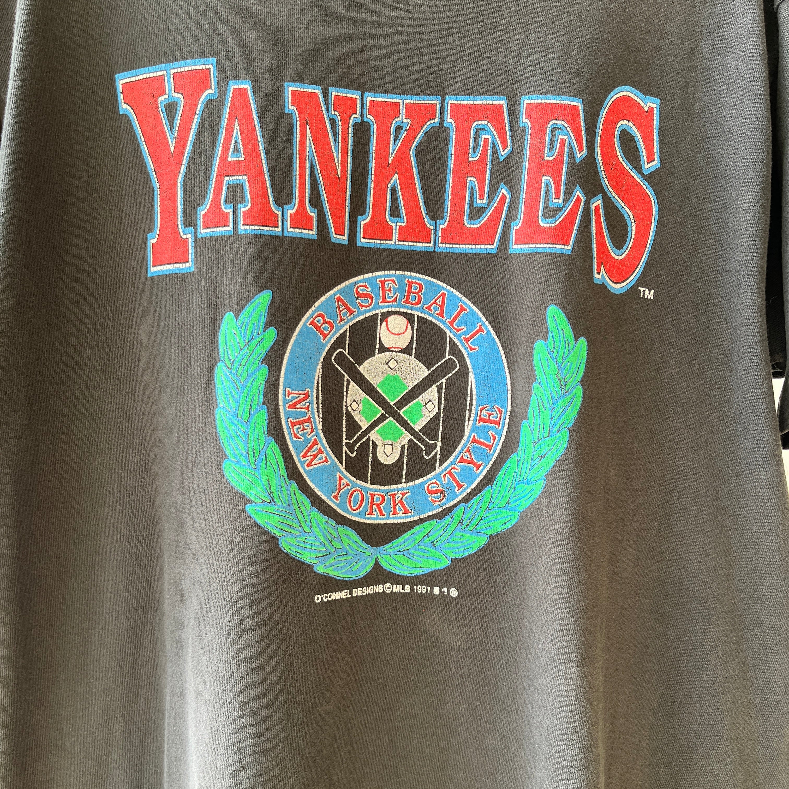 1991 New York Yankees Baseball T Shirt