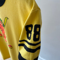 1970s Hotdog Skier Warm Up - Short Sleeve Sweatshirt - !!!!!! THIS