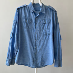 1970s 5 Pocket Chambray Shirt
