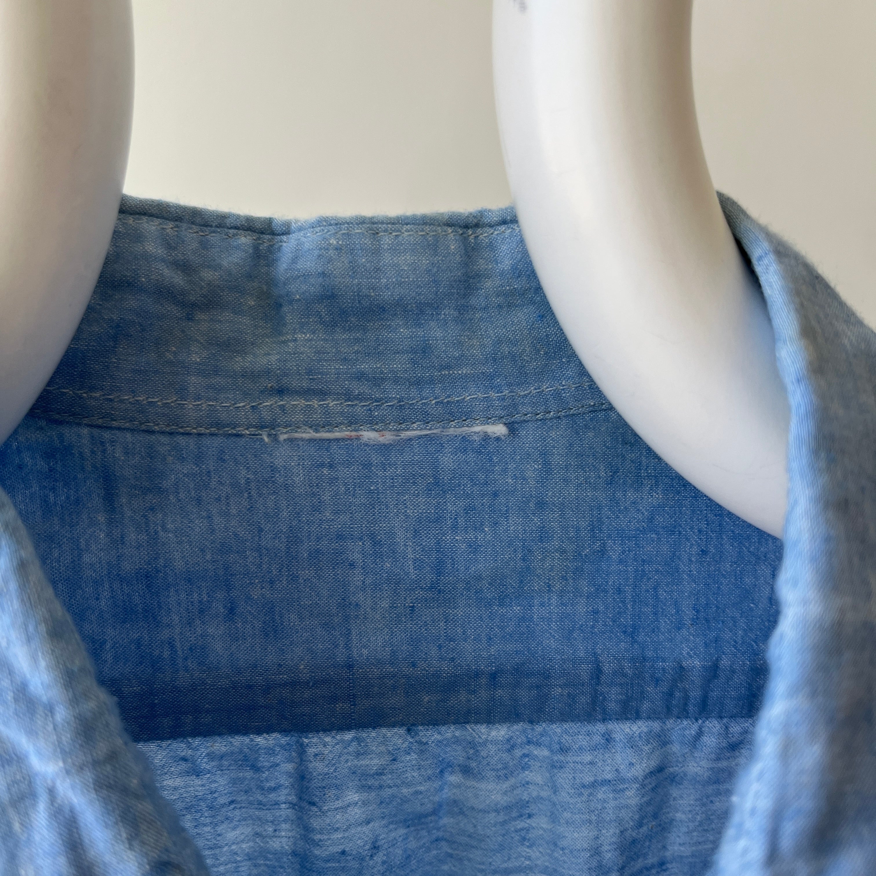 1970s 5 Pocket Chambray Shirt
