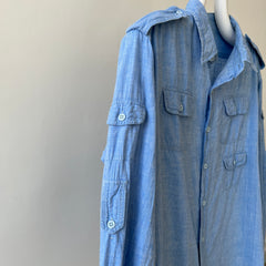 1970s 5 Pocket Chambray Shirt