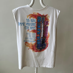 1995 Cut Up BB King, Jimmie Vaughan and Etta James Blues Fest Front and Back T-Shirt