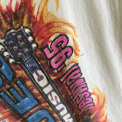 1995 Cut Up BB King, Jimmie Vaughan and Etta James Blues Fest Front and Back T-Shirt
