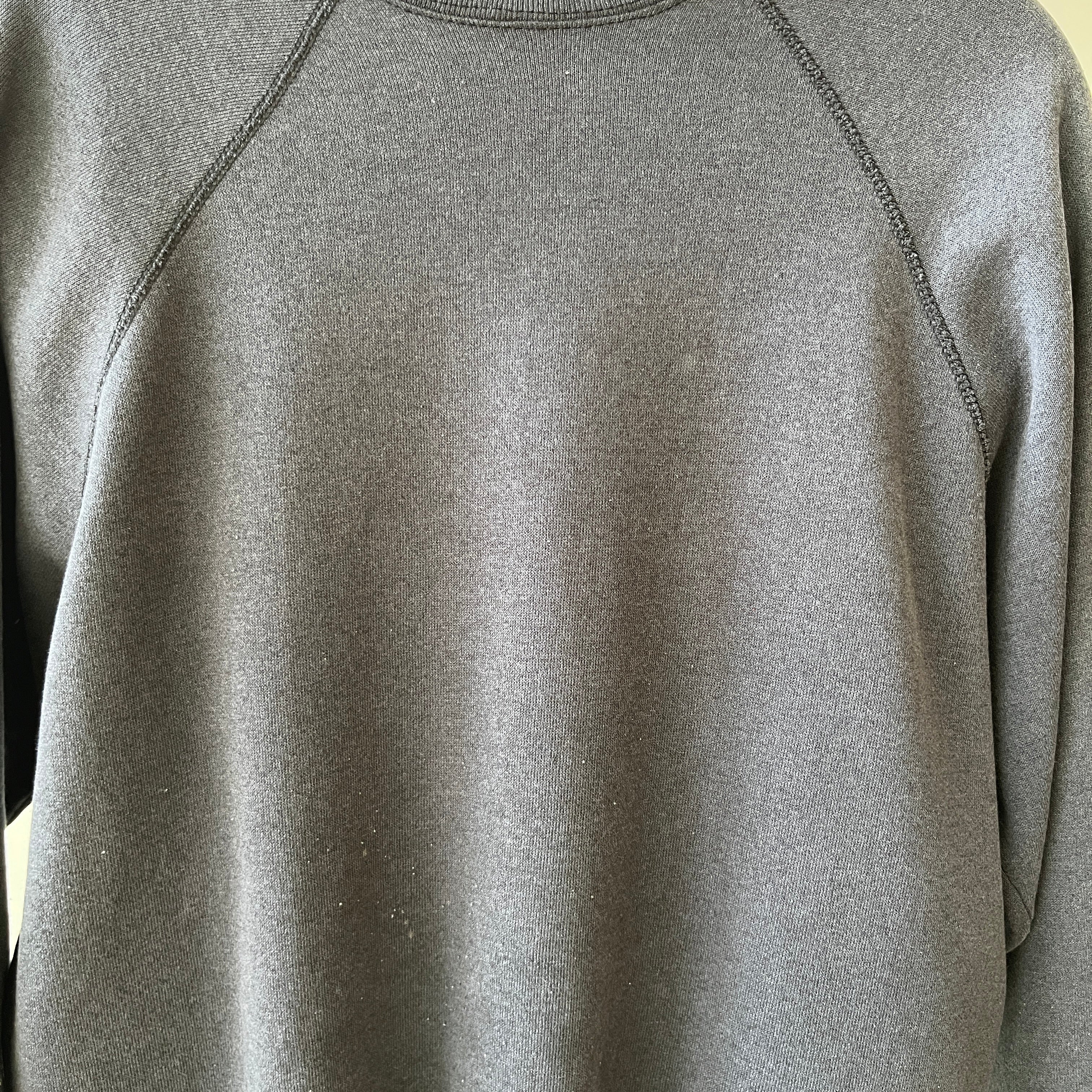 1980s Blank Black Wear Every Day Year Around Sweatshirt ;)