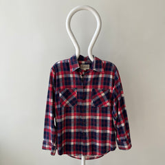1970/80s Red, White and Blue Single Sided Lightweight Cotton Flannel