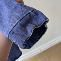 1970s Lined Extra Cool Denim Cowboy Jacket - Snap Front - WOAH