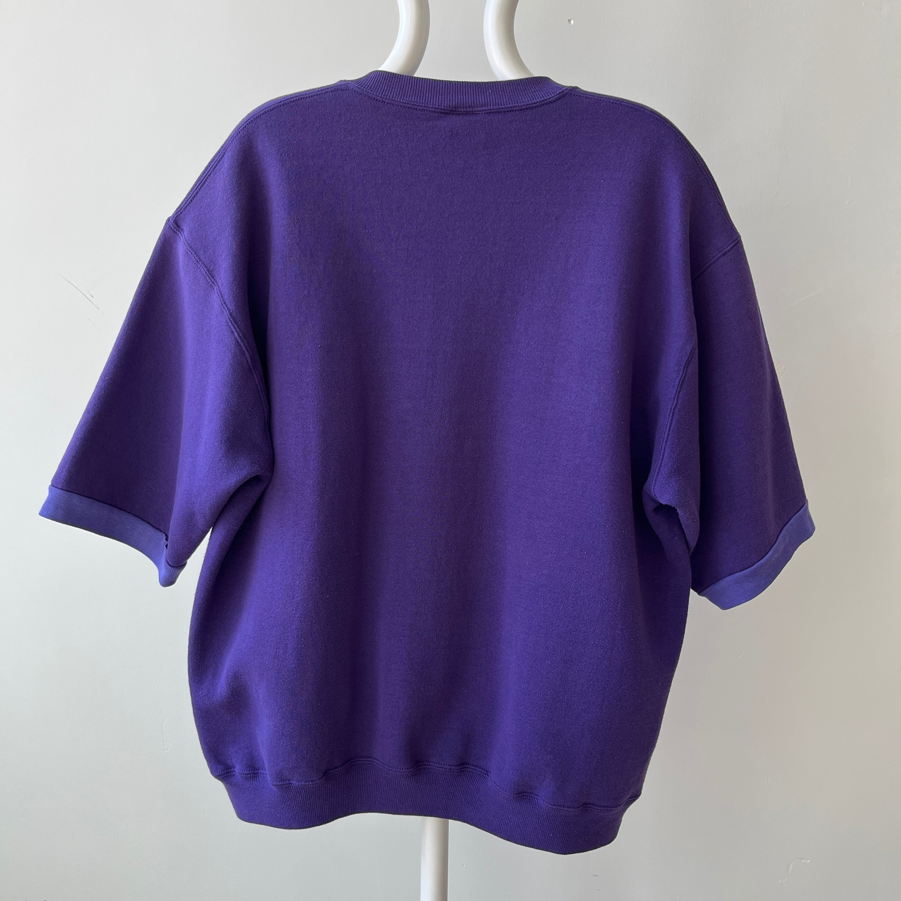 1990s Iron Works Gym Short Sleeve Sweatshirt