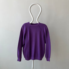 1970s Blank Faded Purple Sweatshirt