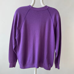 1970s Blank Faded Purple Sweatshirt