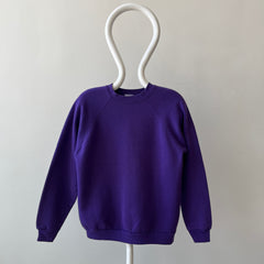 1990s Blank Purple Sweatshirt
