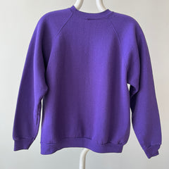 1990s Blank Purple Sweatshirt
