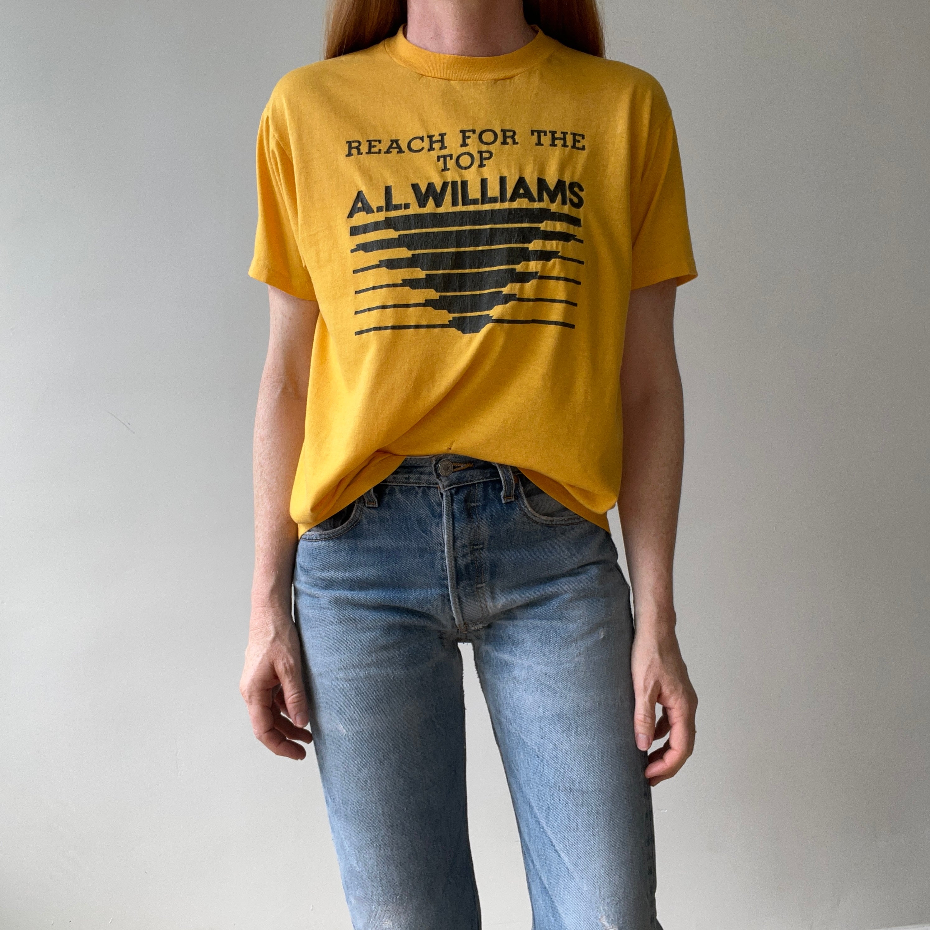 1980s Reach For The Top A.J. Williams T Shirt - Backside Too