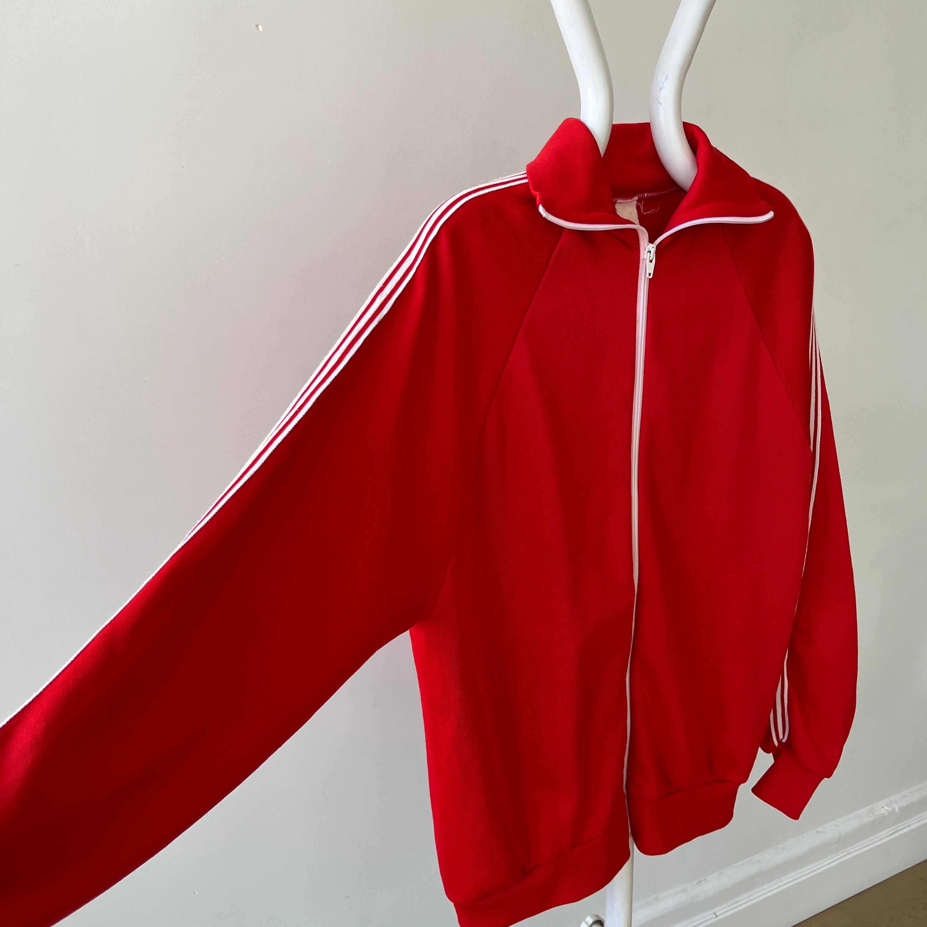 1970s Red and White Track Jacket - !!!!
