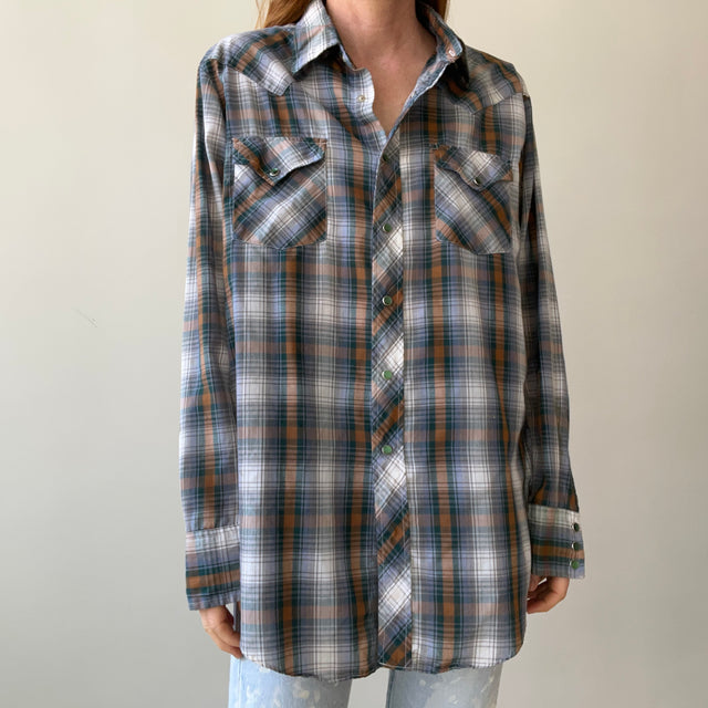 1960's/70's Western Pearl Snap Button Shirt