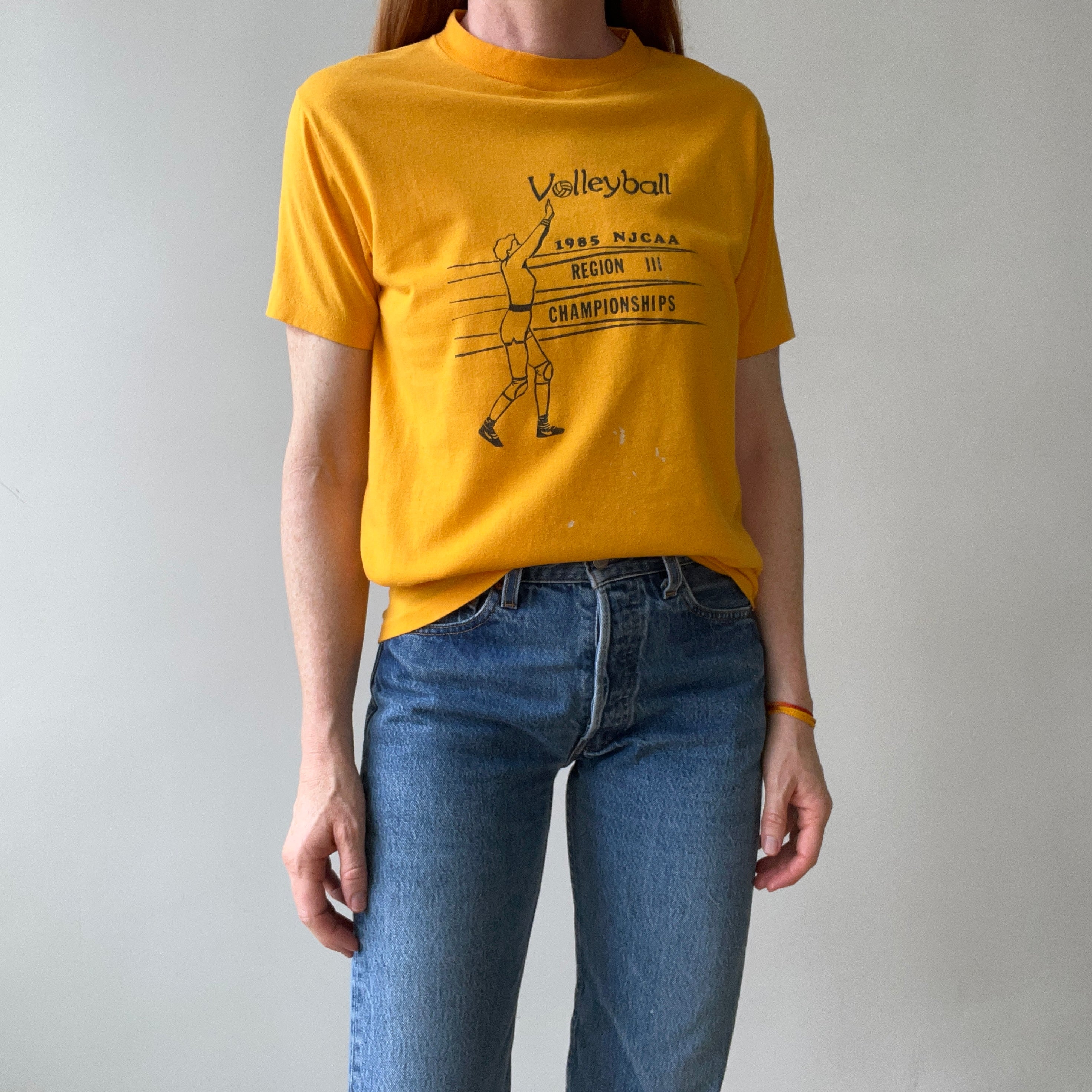 1985 NJCAA Volleyball Region Championships T Shirt - A Good One!