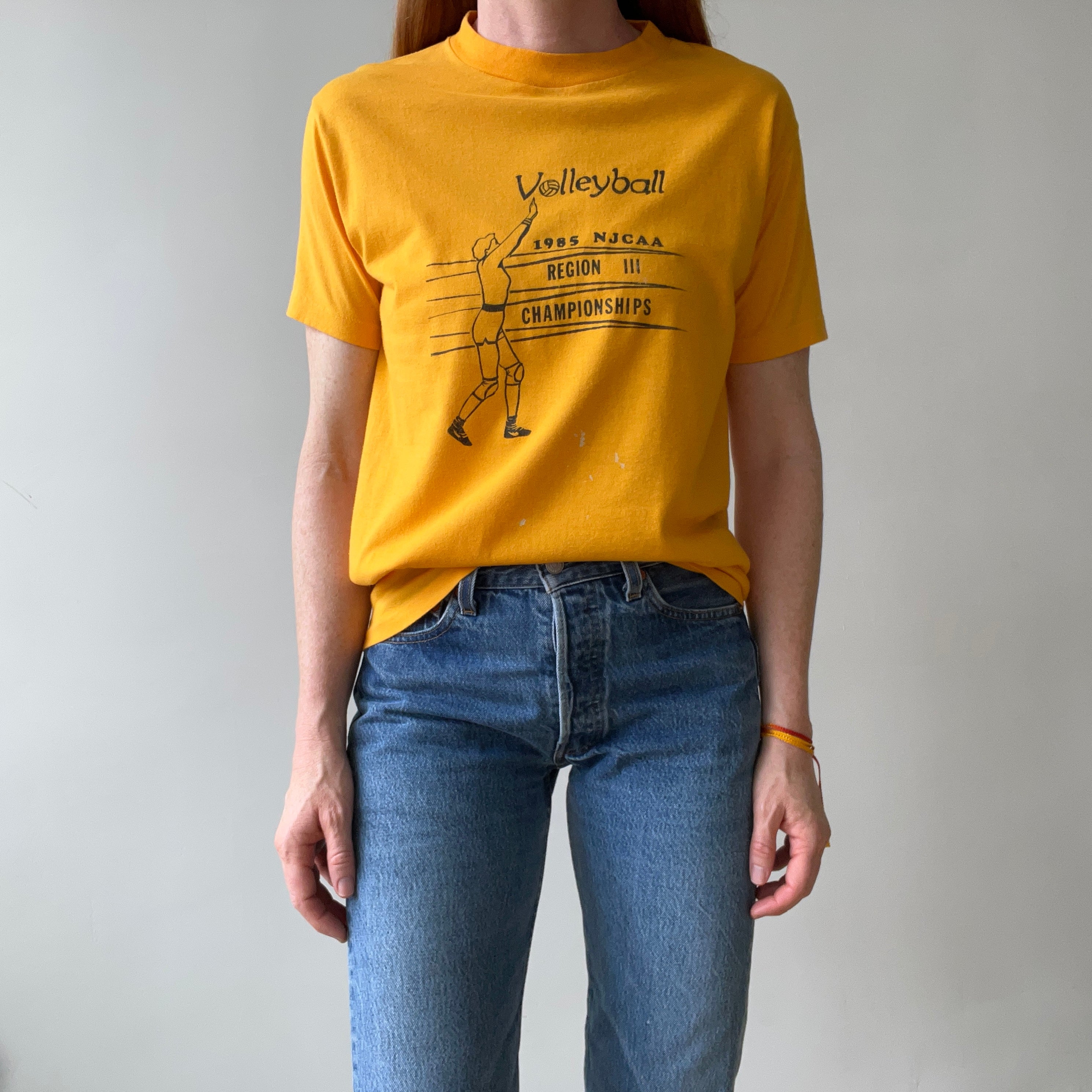 1985 NJCAA Volleyball Region Championships T Shirt - A Good One!